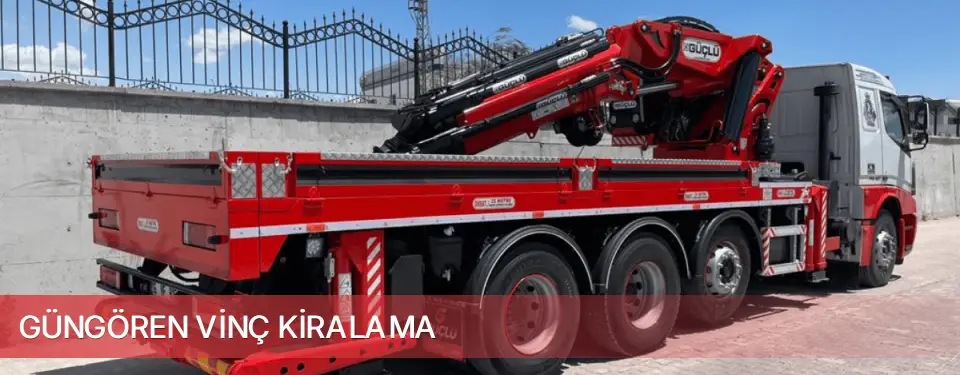 Güngören İlçemi Vinç Kiralama